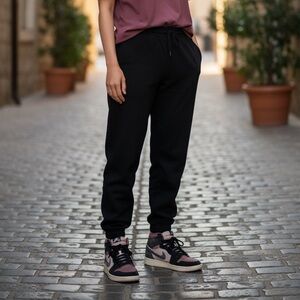 Nike Black and Pink Athletic Shoes